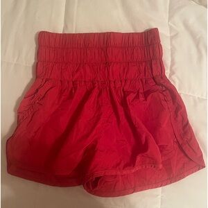 FP Movement Way Home shorts in Cherry Bomb